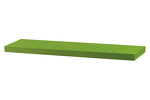 P-005 GRN - Nástěnná polička 80cm, barva zelená. Baleno v ochranné fólii.