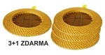 Bambusovo ratanový tácka žltý 3 + 1 ZADARMO